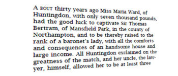 Mansfield Park Jane Austen