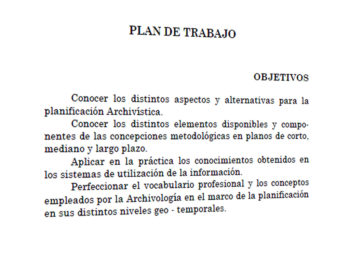 Planificación General de Archivos Víctor Hugo Arévalo Jordán