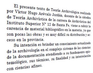 Teoría, Fundamento y Práctica de la Archivología Víctor Hugo Arévalo Jordán