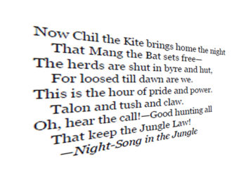 The Jungle Book Rudyard Kipling